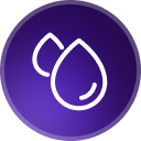 Water Droplets Icon